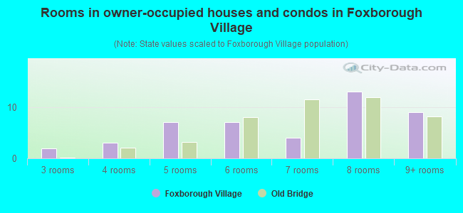 Rooms in owner-occupied houses and condos in Foxborough Village