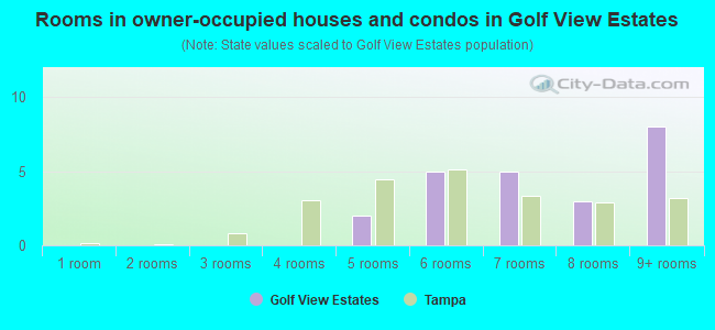 Rooms in owner-occupied houses and condos in Golf View Estates