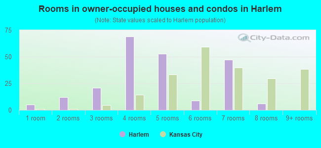 Rooms in owner-occupied houses and condos in Harlem