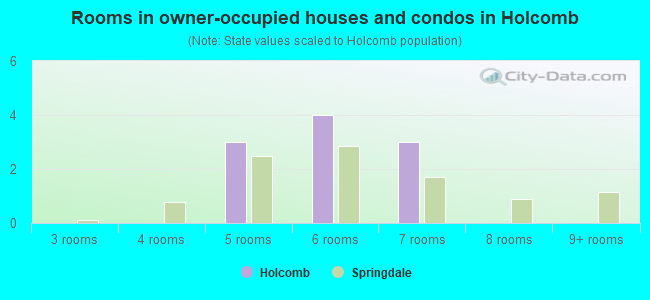 Rooms in owner-occupied houses and condos in Holcomb