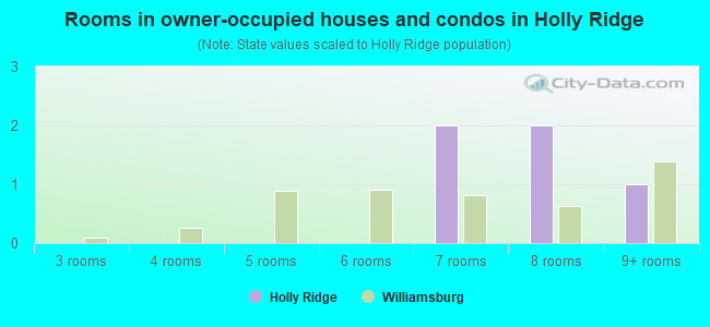 Rooms in owner-occupied houses and condos in Holly Ridge