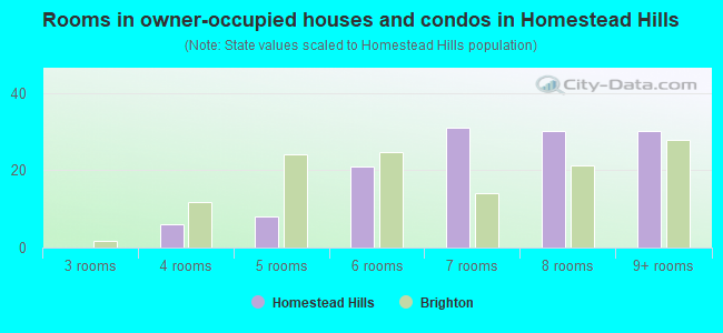 Rooms in owner-occupied houses and condos in Homestead Hills