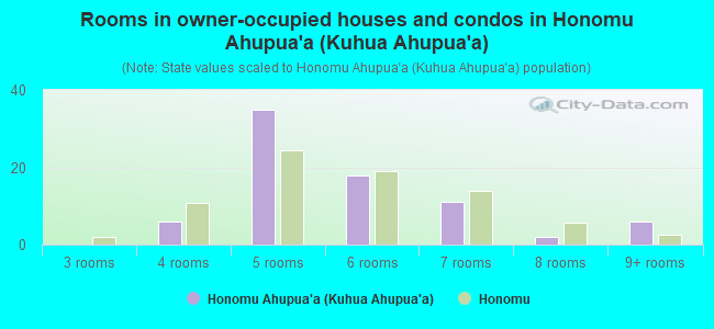 Rooms in owner-occupied houses and condos in Honomu Ahupua`a (Kuhua Ahupua`a)