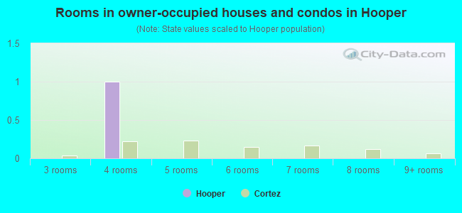 Rooms in owner-occupied houses and condos in Hooper