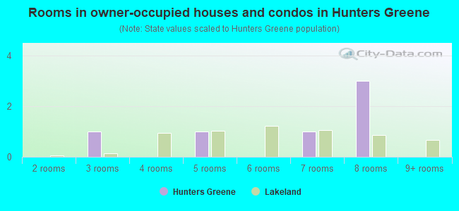 Rooms in owner-occupied houses and condos in Hunters Greene
