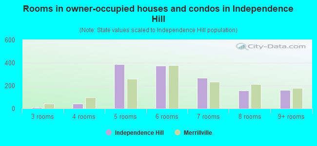 Rooms in owner-occupied houses and condos in Independence Hill