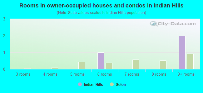 Rooms in owner-occupied houses and condos in Indian Hills