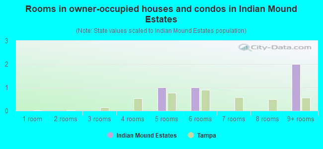 Rooms in owner-occupied houses and condos in Indian Mound Estates
