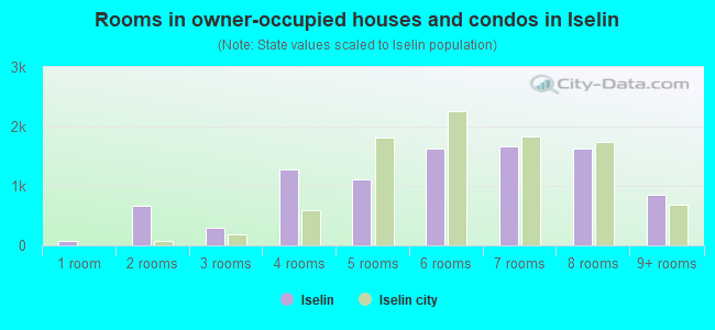 Rooms in owner-occupied houses and condos in Iselin