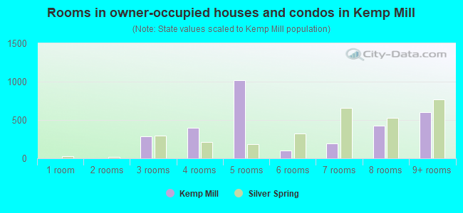 Rooms in owner-occupied houses and condos in Kemp Mill