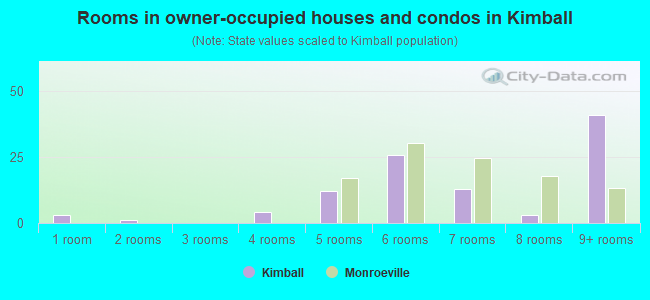 Rooms in owner-occupied houses and condos in Kimball