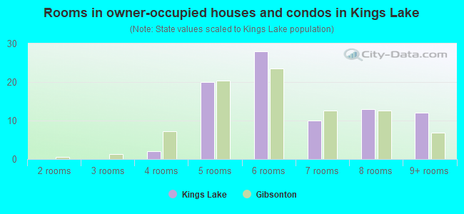 Rooms in owner-occupied houses and condos in Kings Lake