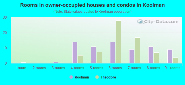 Rooms in owner-occupied houses and condos in Koolman