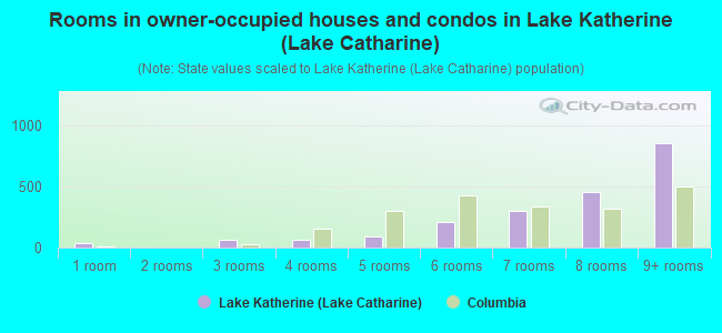 Rooms in owner-occupied houses and condos in Lake Katherine (Lake Catharine)