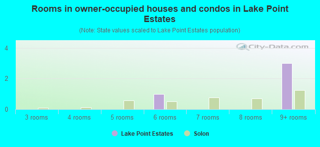 Rooms in owner-occupied houses and condos in Lake Point Estates