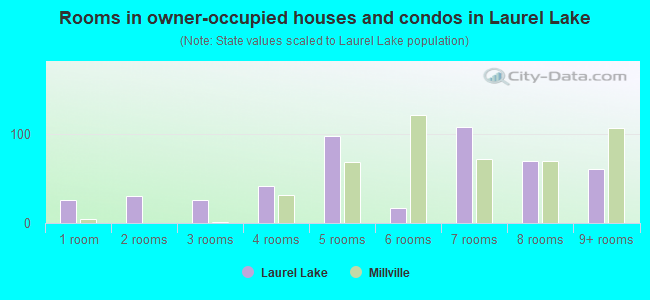 Rooms in owner-occupied houses and condos in Laurel Lake