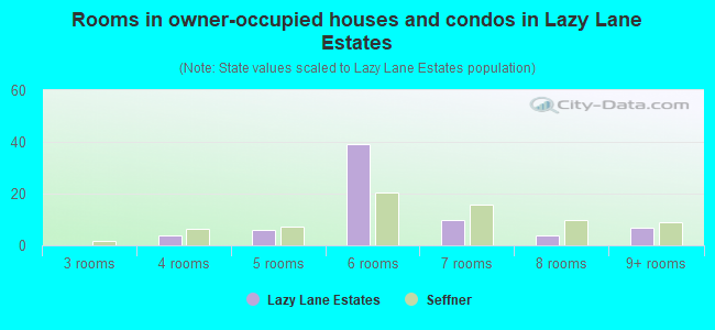 Rooms in owner-occupied houses and condos in Lazy Lane Estates