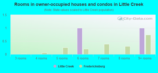 Rooms in owner-occupied houses and condos in Little Creek