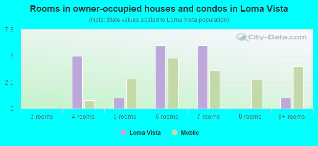 Rooms in owner-occupied houses and condos in Loma Vista