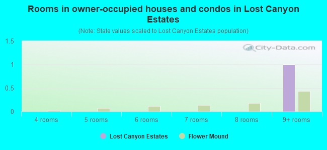 Rooms in owner-occupied houses and condos in Lost Canyon Estates