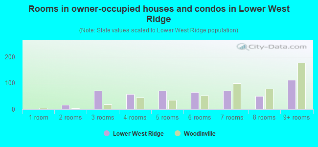 Rooms in owner-occupied houses and condos in Lower West Ridge