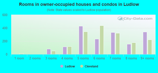 Rooms in owner-occupied houses and condos in Ludlow