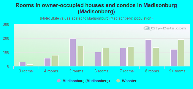 Rooms in owner-occupied houses and condos in Madisonburg (Madisonberg)