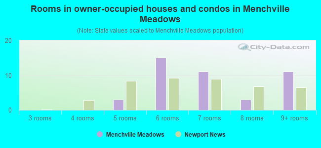 Rooms in owner-occupied houses and condos in Menchville Meadows
