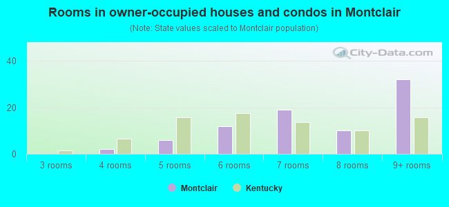 Rooms in owner-occupied houses and condos in Montclair