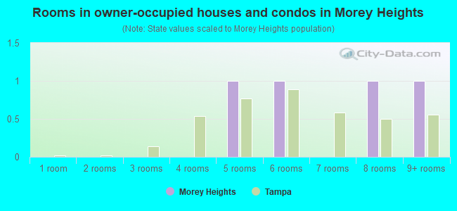 Rooms in owner-occupied houses and condos in Morey Heights