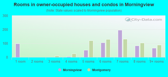 Rooms in owner-occupied houses and condos in Morningview