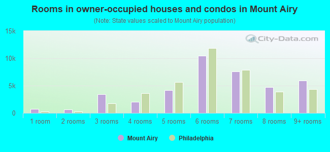 Rooms in owner-occupied houses and condos in Mount Airy