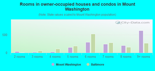 Rooms in owner-occupied houses and condos in Mount Washington