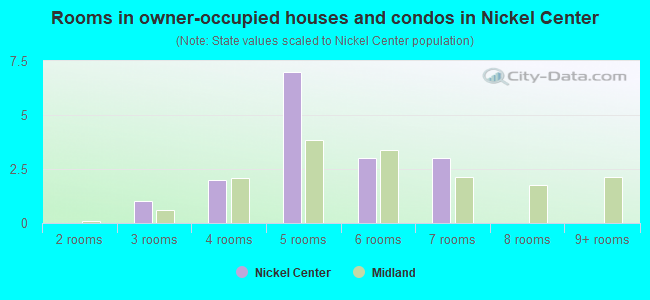 Rooms in owner-occupied houses and condos in Nickel Center