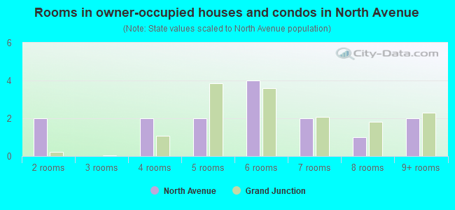Rooms in owner-occupied houses and condos in North Avenue