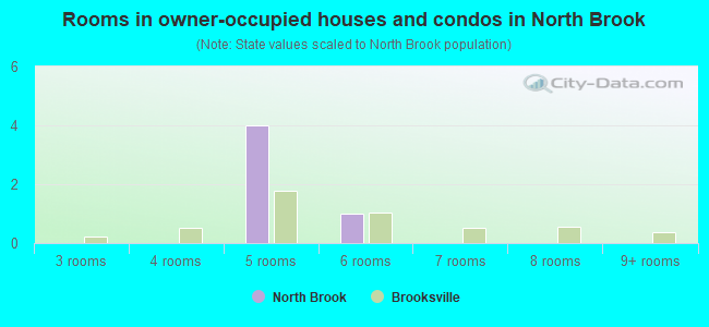 Rooms in owner-occupied houses and condos in North Brook