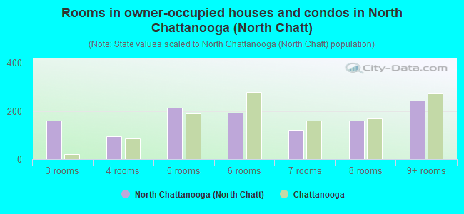 Rooms in owner-occupied houses and condos in North Chattanooga (North Chatt)