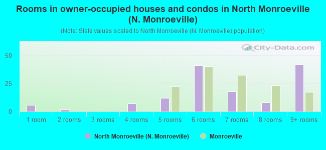Rooms in owner-occupied houses and condos in North Monroeville (N. Monroeville)