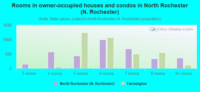 Rooms in owner-occupied houses and condos in North Rochester (N. Rochester)