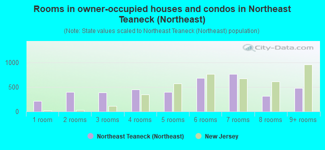 Rooms in owner-occupied houses and condos in Northeast Teaneck (Northeast)