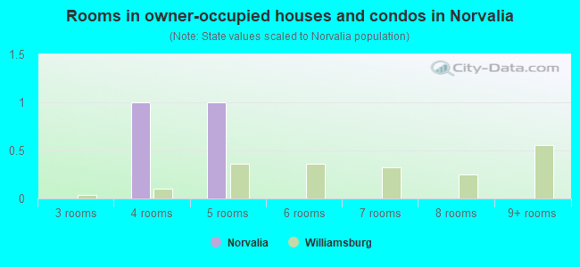 Rooms in owner-occupied houses and condos in Norvalia