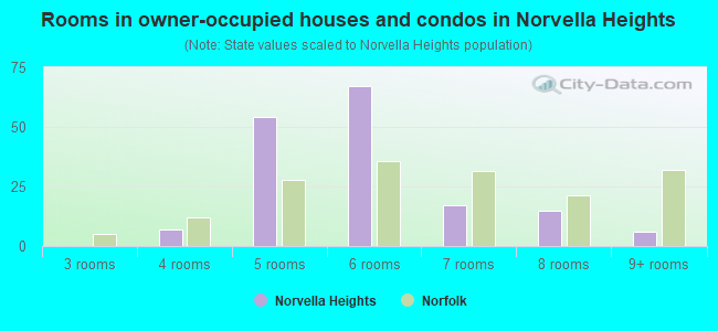 Rooms in owner-occupied houses and condos in Norvella Heights