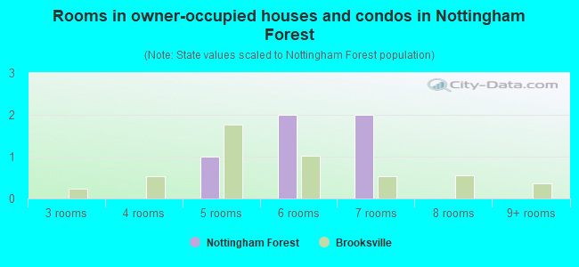 Rooms in owner-occupied houses and condos in Nottingham Forest