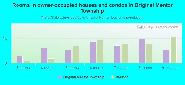 Rooms in owner-occupied houses and condos in Original Mentor Township