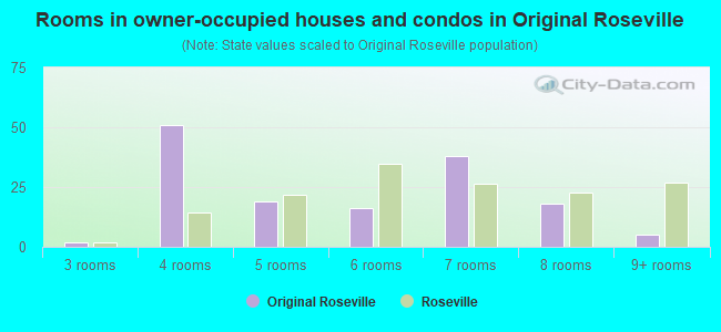 Rooms in owner-occupied houses and condos in Original Roseville