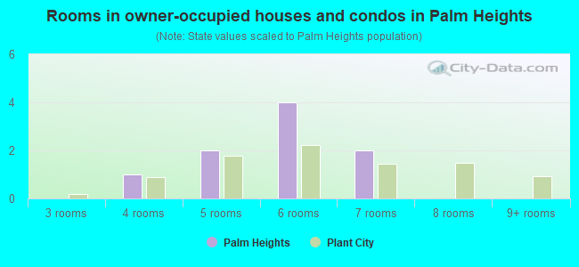 Rooms in owner-occupied houses and condos in Palm Heights