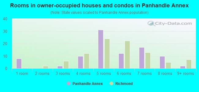 Rooms in owner-occupied houses and condos in Panhandle Annex