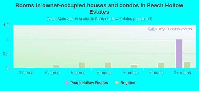 Rooms in owner-occupied houses and condos in Peach Hollow Estates