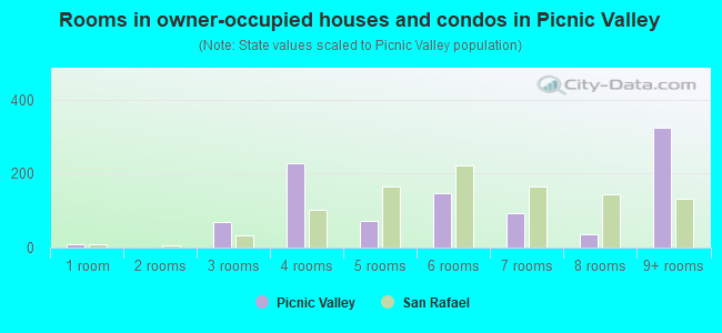 Rooms in owner-occupied houses and condos in Picnic Valley