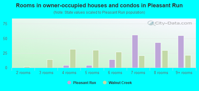 Rooms in owner-occupied houses and condos in Pleasant Run